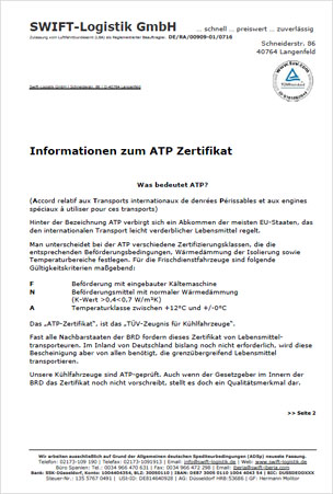 ATP-Zertifikat